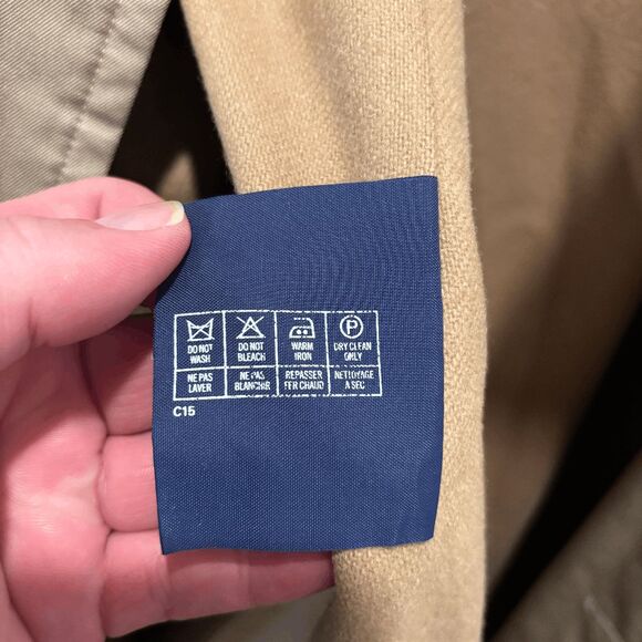 Burberry London Trench coat Nova Check Vintage Woman 44 US Liner Double Breasted - Picture 13 of 16